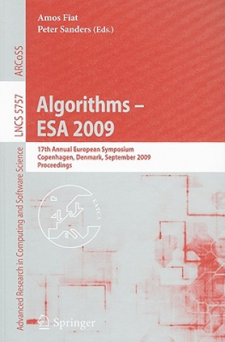 Könyv Algorithms - ESA 2009 Amos Fiat