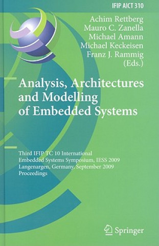 Könyv Analysis, Architectures and Modelling of Embedded Systems Achim Rettberg