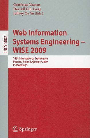 Kniha Web Information Systems Engineering - WISE 2009 Gottfried Vossen