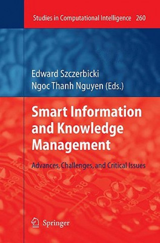 Knjiga Smart Information and Knowledge Management Edward Szczerbicki