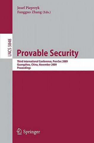 Książka Provable Security Josef Pawel Pieprzyk