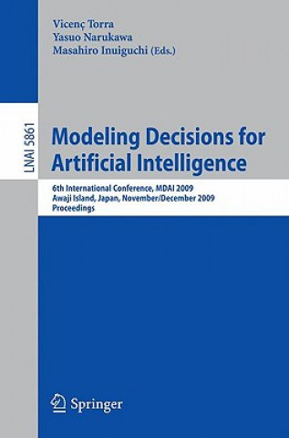 Kniha Modeling Decisions for Artificial Intelligence Vicenç Torra