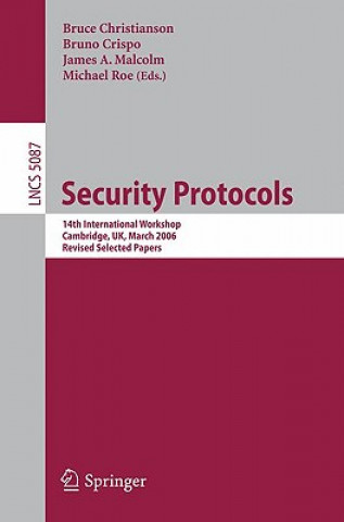 Kniha Security Protocols Bruce Christianson