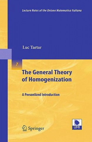 Könyv General Theory of Homogenization Luc Tartar