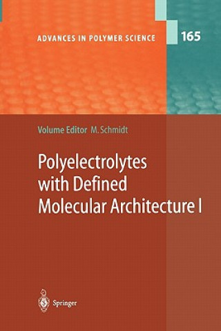 Kniha Polyelectrolytes with Defined Molecular Architecture I Manfred Schmidt