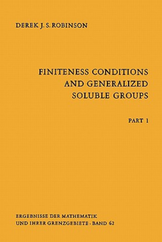 Carte Finiteness Conditions and Generalized Soluble Groups Derek J. S. Robinson