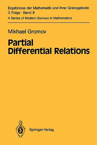 Könyv Partial Differential Relations Mikhael Gromov
