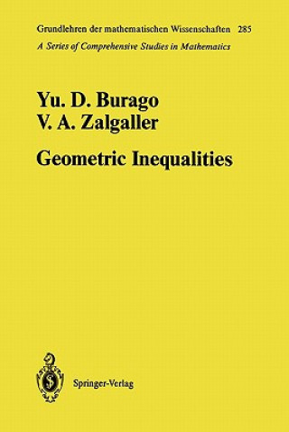 Kniha Geometric Inequalities Yurii D. Burago