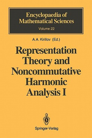 Könyv Representation Theory and Noncommutative Harmonic Analysis I A A Kirillov