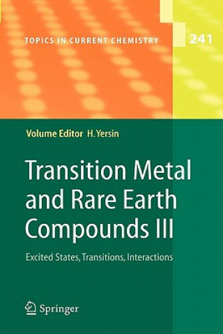 Knjiga Transition Metal and Rare Earth Compounds III Hartmut Yersin