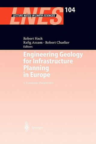 Carte Engineering Geology for Infrastructure Planning in Europe Robert Hack