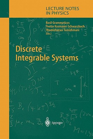 Könyv Discrete Integrable Systems Basil Grammaticos