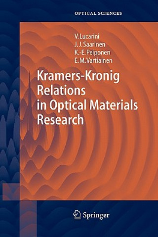 Kniha Kramers-Kronig Relations in Optical Materials Research Valerio Lucarini