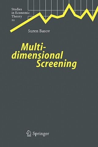 Kniha Multidimensional Screening Suren Basov