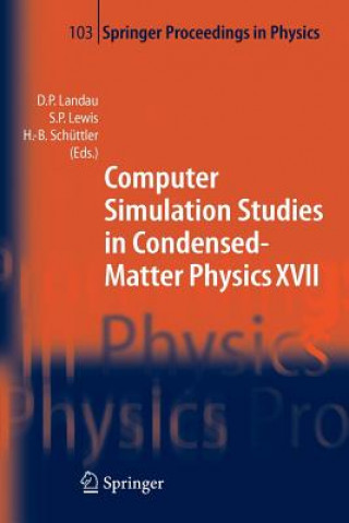 Carte Computer Simulation Studies in Condensed-Matter Physics XVII David P. Landau