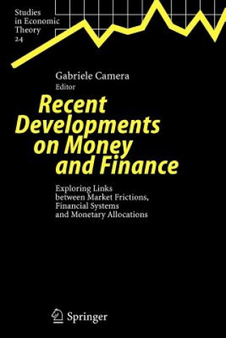 Kniha Recent Developments on Money and Finance Gabriele Camera