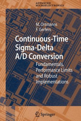 Knjiga Continuous-Time Sigma-Delta A/D Conversion Friedel Gerfers