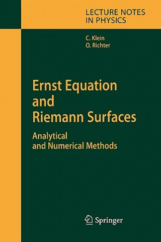 Könyv Ernst Equation and Riemann Surfaces Christian Klein