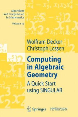 Könyv Computing in Algebraic Geometry Wolfram Decker
