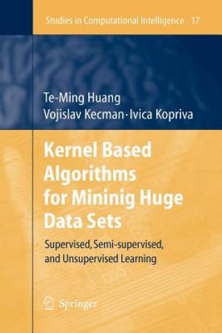 Książka Kernel Based Algorithms for Mining Huge Data Sets Te-Ming Huang