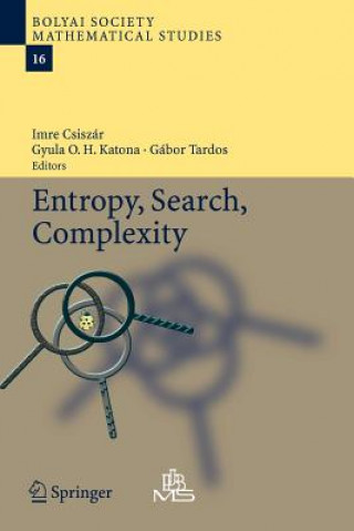 Könyv Entropy, Search, Complexity Imre Csiszár