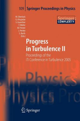 Carte Progress in Turbulence II Martin Oberlack