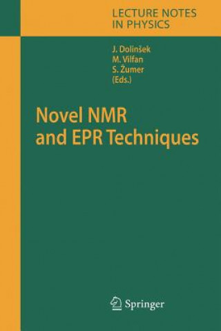 Könyv Novel NMR and EPR Techniques J. Dolinsek