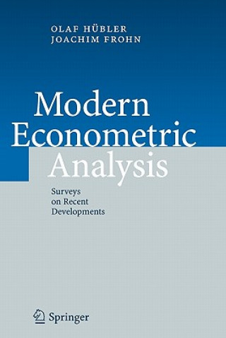 Book Modern Econometric Analysis Olaf Hübler