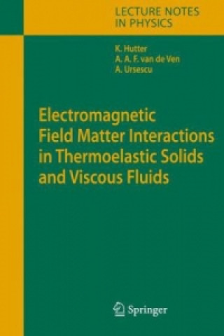 Kniha Electromagnetic Field Matter Interactions in Thermoelasic Solids and Viscous Fluids Kolumban Hutter