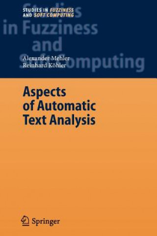 Kniha Aspects of Automatic Text Analysis Alexander Mehler