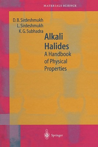 Kniha Alkali Halides Dinker B. Sirdeshmukh