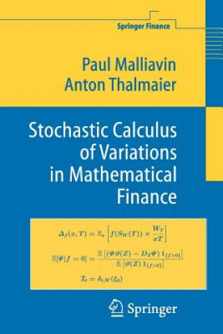 Carte Stochastic Calculus of Variations in Mathematical Finance Paul Malliavin