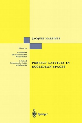 Könyv Perfect Lattices in Euclidean Spaces Jacques Martinet
