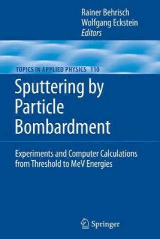 Libro Sputtering by Particle Bombardment Rainer Behrisch