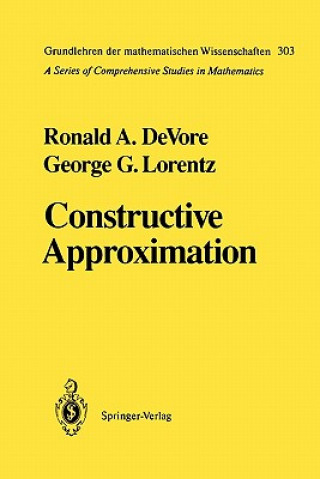 Könyv Constructive Approximation Ronald A. DeVore