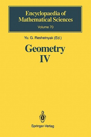 Livre Geometry IV Yu.G. Reshetnyak