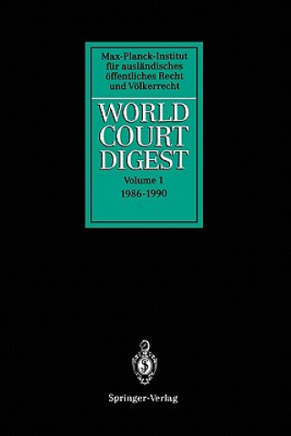 Könyv World Court Digest R. Hofmann