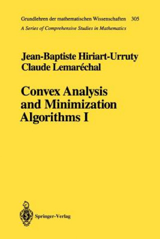 Kniha Convex Analysis and Minimization Algorithms I Jean-Baptiste Hiriart-Urruty