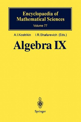 Carte Algebra IX A.I. Kostrikin