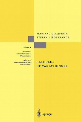 Book Calculus of Variations II Mariano Giaquinta