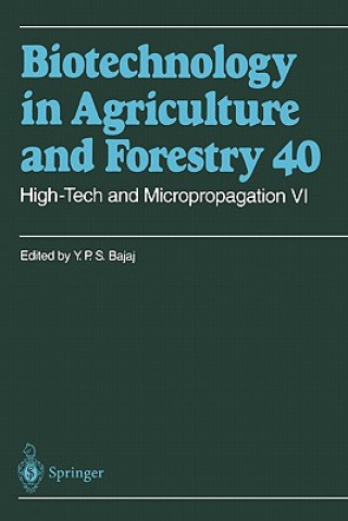 Kniha High-Tech and Micropropagation VI Y.P.S Bajaj