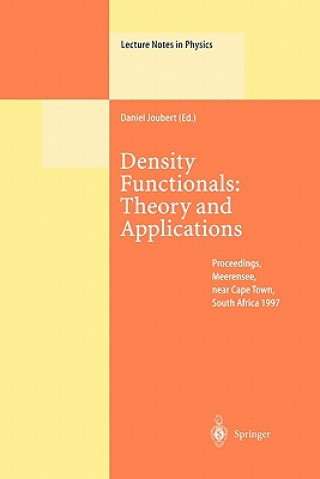 Kniha Density Functionals: Theory and Applications Daniel Joubert