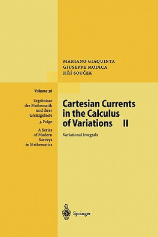 Knjiga Cartesian Currents in the Calculus of Variations II Mariano Giaquinta