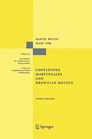 Carte Continuous Martingales and Brownian Motion Daniel Revuz