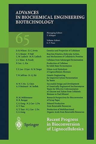 Libro Recent Progress in Bioconversion of Lignocellulosics G. T. Tsao