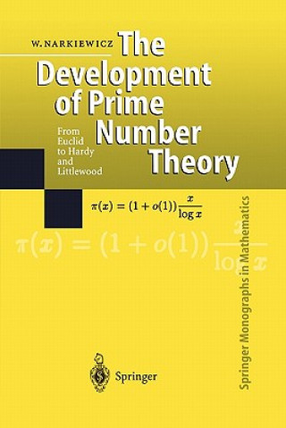 Carte The Development of Prime Number Theory Wladyslaw Narkiewicz