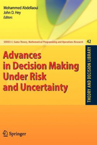 Książka Advances in Decision Making Under Risk and Uncertainty Mohammed Abdellaoui