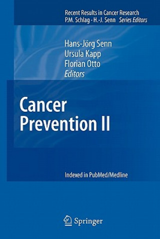 Kniha Cancer Prevention II Hans-Jörg Senn