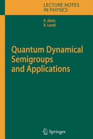 Buch Quantum Dynamical Semigroups and Applications Robert Alicki