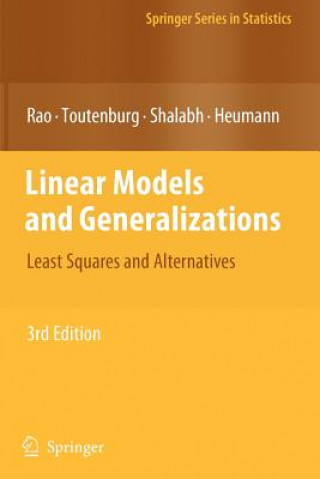 Kniha Linear Models and Generalizations C. R. Rao